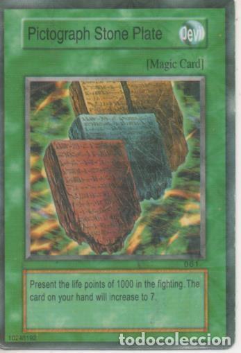 Collectionnisme sportif: Cromo E001423: Trading Cards. Yu Gi Oh! Trading Card Game, Pictograph Stone Plate - NULL