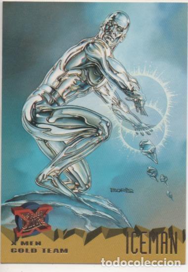 Collectionnisme sportif: Cromo E001232: Trading Cards '95 Fleer Ultra n&ordm; 103. X-Men, Gold Team-Iceman - Boris Vallejo