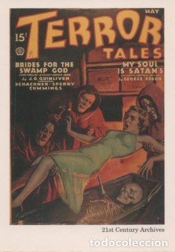 Collectionnisme sportif: Cromo E001967: Cards. Women in Terror n&ordm; 24, Terror Tales - Varios