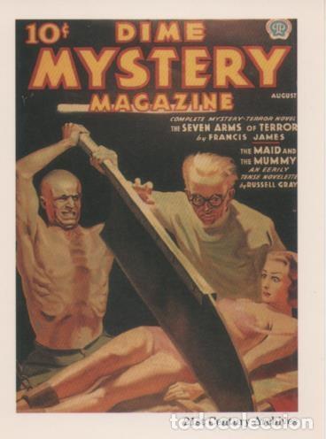 Collectionnisme sportif: Cromo E001980: Cards. Women in Terror n&ordm; 37, Dime Mystery Magazine - Varios