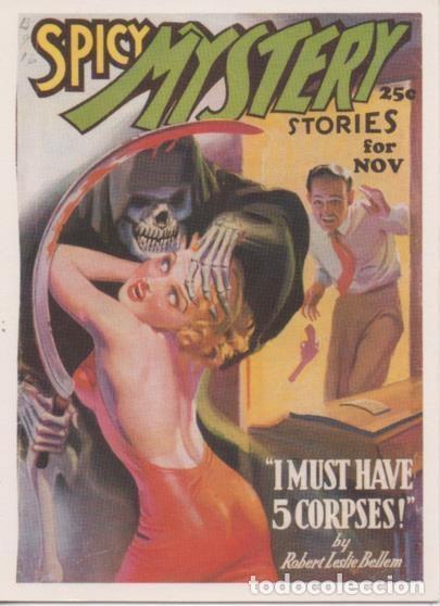 Collectionnisme sportif: Cromo E001926: Cards. Bizarre Detective n&ordm; 18, Spicy Mistery Stories - Robert Leslie