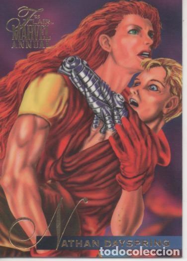Collectionnisme sportif: Cromo E001907. Trading Cards. '95 Flair Marvel Annual. Nathan Dayspring - NULL