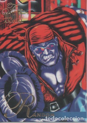 Collectionnisme sportif: Cromo E001900: Trading Cards. '95 Flaira Marvel Annual. Random - NULL