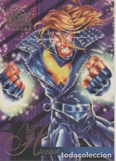 Collectionnisme sportif: Cromo E001902: Trading Cards. '95 Flair Marvel Annual. Havok - NULL