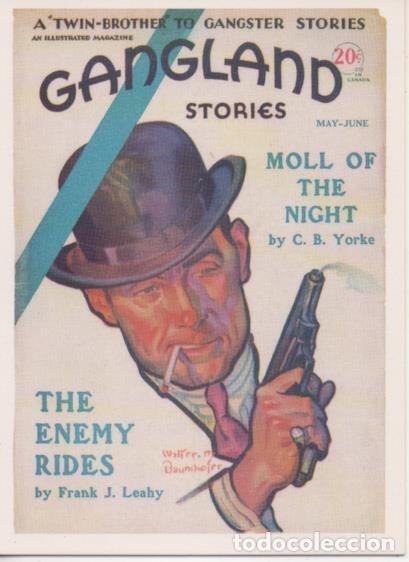 Collectionnisme sportif: Cromo E001936. Cards. Bizarre Detective n&ordm; 29, Gangland Stories - Frank J. Leahy
