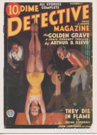 Colecionismo desportivo: Cromo E001931: Cards .Bizarre Detective n&ordm; 24, Dime Detective Magazine - Varios