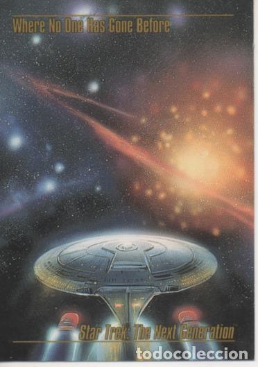 Colecionismo desportivo: Cromo E002123: Trading Cards. Star Trek: The Next Generation n&ordm; 40. Where no One Has Gone Before - B