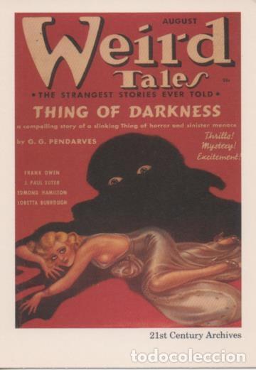Colecionismo desportivo: Cromo E002045: Trading Cards. Weird Tales n&ordm; 45, Thing of Darkness - Margaret Brundage