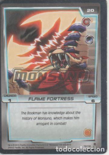 Colecionismo desportivo: Cromo E001757: Trading Cards. Monsuno. Flame Fortress - NULL