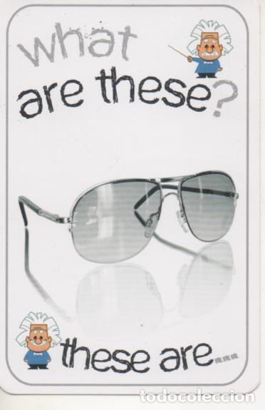 Collectionnisme sportif: Cromo E001667: Cards. What is it?. Sunglasses - NULL
