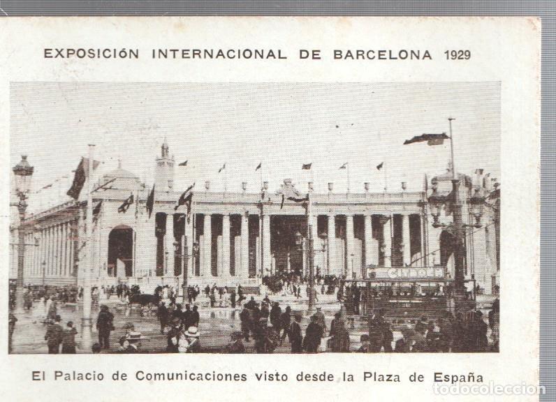 Colecionismo desportivo: Cromo numero 02: Exposicion Internacional de Barcelona 1929: El palacio de comunicaciones - Varios