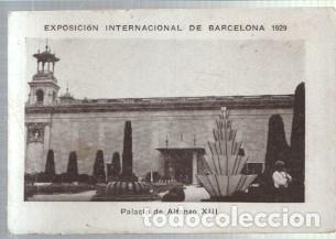 Colecionismo desportivo: Cromo numero 13: Exposicion Internacional de Barcelona 1929: Palacio de Alfonso XIII - Varios