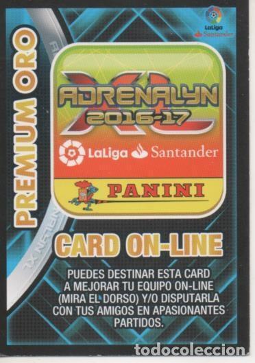 Collezionismo sportivo: Cromo E002848: Trade Card Game Adrenalyn. Liga 2016-17, Premium Oro - LFP