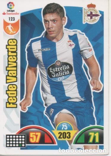 Collezionismo sportivo: Cromo E002887: Trade Card Game Adrenalyn. Liga 2017-18, Fede Valverde. R.C.D. La Coru&ntilde;a - LFP