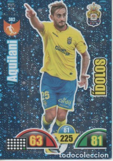 Colecionismo desportivo: Cromo E002983: Trade Card Game Adranalyn. Liga 2017-18, &Iacute;dolos. Aquilani. U.D. Las Palmas - LFP