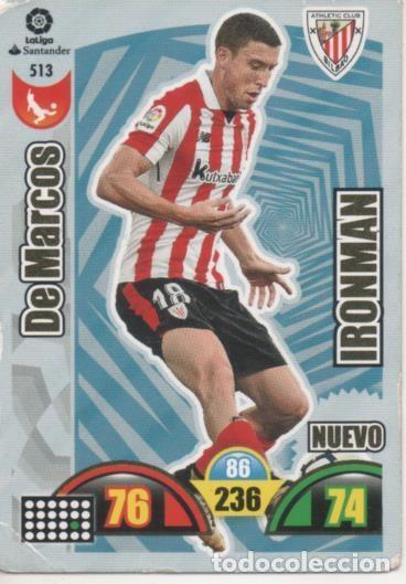 Colecionismo desportivo: Cromo E003020: Trade Card Game Adrenalyn. Liga 2017-18, Nuevo Ironman. De Marcos. A.C. Bilbao - LFP