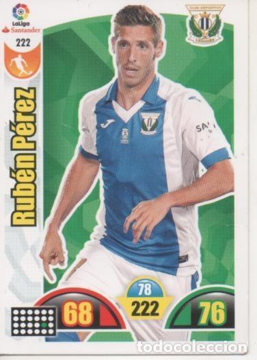 Collezionismo sportivo: Cromo E002921: Trade Card Game Adrenalyn. Liga 2017-18, Rub&eacute;n P&eacute;rez. C.D. Legan&eacute;s - LFP