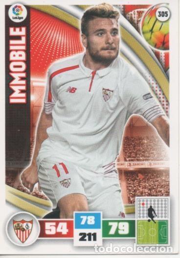 Coleccionismo deportivo: Cromo E002626: Trade Card Game Adrenalyn. Liga 2015-16, Immobile. Sevilla.F.C. - LFP