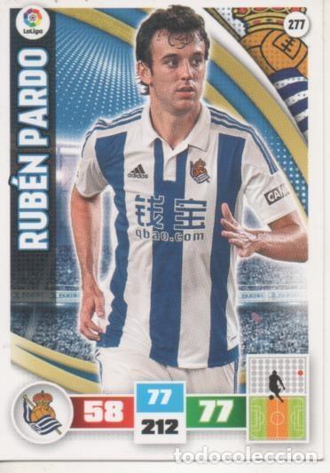 Coleccionismo deportivo: Cromo E002619: Trade Card Game Adrenalyn. Liga 2015-16, Rub&eacute;n Pardo. Real Sociedad - LFP