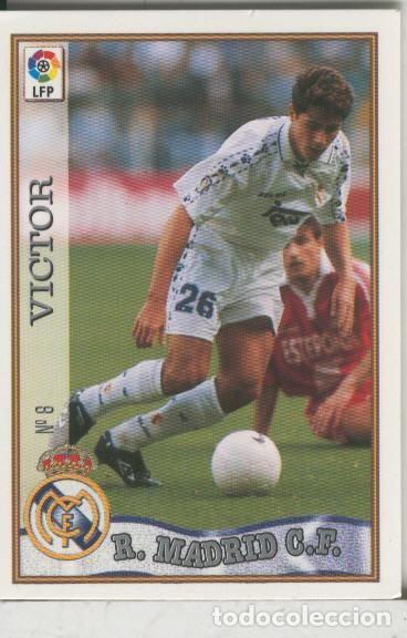 Collectionnisme sportif: Cromos: Las Fichas de la liga 97-98: Real Madrid numero 08: Victor - Varios