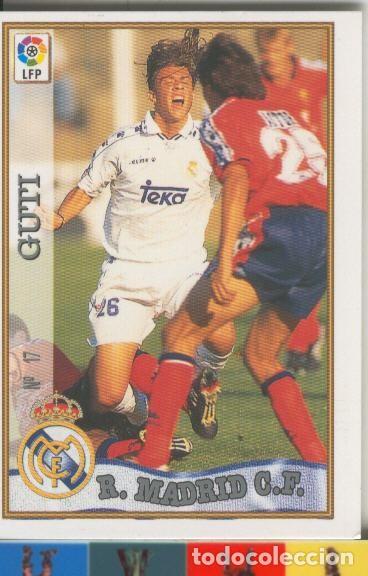 Collectionnisme sportif: Cromos: Las Fichas de la liga 97-98: Real Madrid numero 17: Guti - Varios