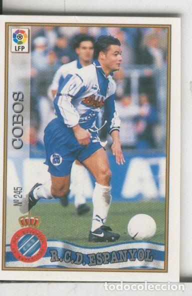 Collectionnisme sportif: Cromos: Las Fichas de la liga 97-98: R.C.D.Espanyol numero 245: Cobos - Varios