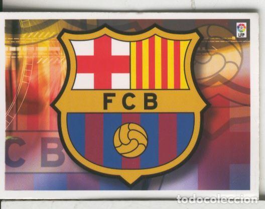 Collectionnisme sportif: Cromos: Liga 2007-2008: F.C.Barcelona numero 019: Escudo - Varios