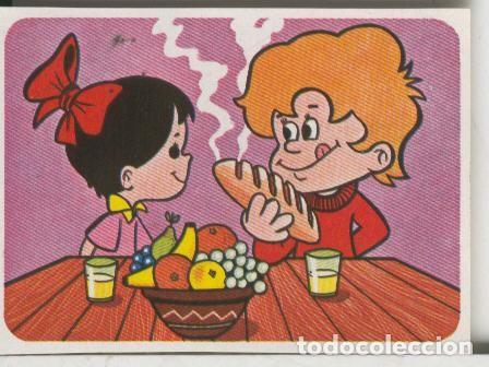 Sports collectibles: Cromos: Juego de refranes numero 69: Pan casero siempre es bueno - Varios