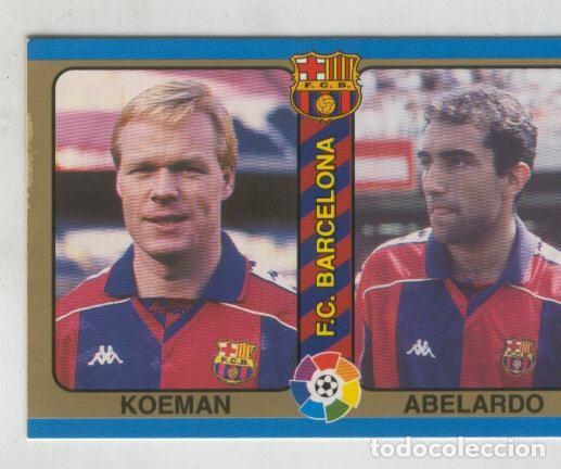 Coleccionismo deportivo: Cromo Liga 95: F.C.Barcelona numero 03: Koeman y Abelardo - Varios
