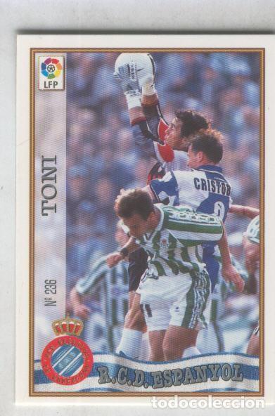 Coleccionismo deportivo: Cromo Liga 97/98: R.C.D.Espanyol numero 236: Toni - Varios