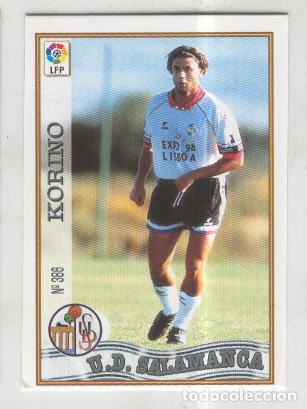 Coleccionismo deportivo: Cromo Liga 97/98: U.D.Salamanca numero 386L: Korino - Varios