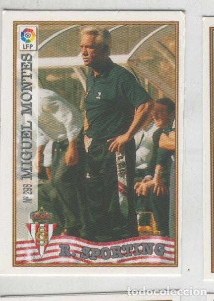 Sports collectibles: Cromo Liga 97/98: R. Sporting numero 298: Miguel Montes (entrenador) - Varios