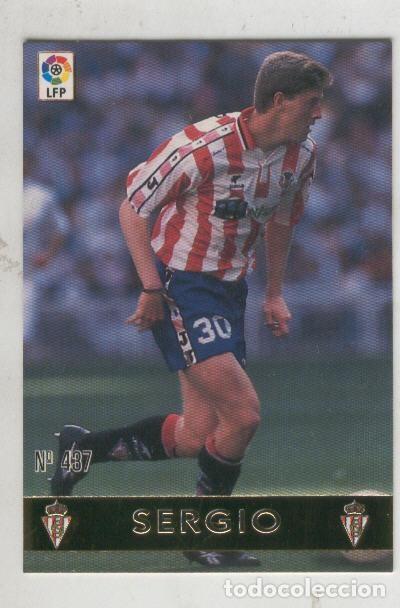 Sports collectibles: Cromo Liga 97/98: R. Sporting numero 437: Sergio - Varios
