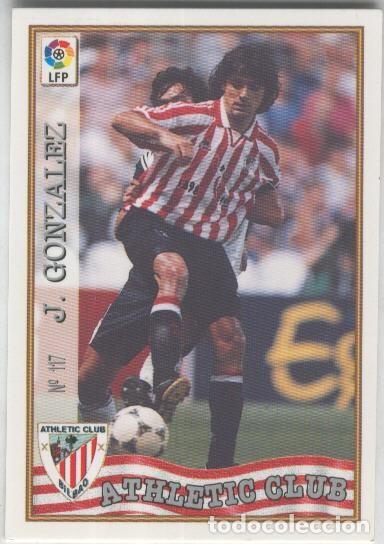 Sports collectibles: Cromo Liga 97/98: Athletic Club Bilbao numero 117: J.Gonzalez - Varios