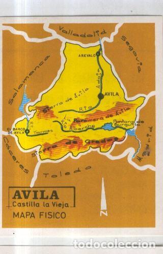 Colecionismo desportivo: Las provincias de Espa&ntilde;a cromo numero 021: Avila - Varios
