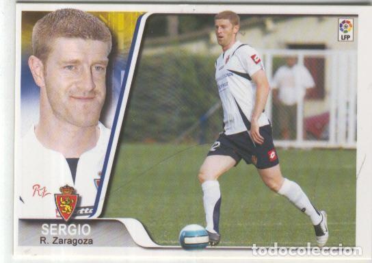 Colecionismo desportivo: Cromo Liga 2007-2008: R.Zaragoza. numero 097: Sergio - Varios