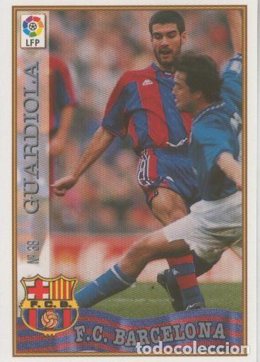 Colecionismo desportivo: Cromo Liga 97/98: F.C.Barcelona numero 038: Guardiola - Varios