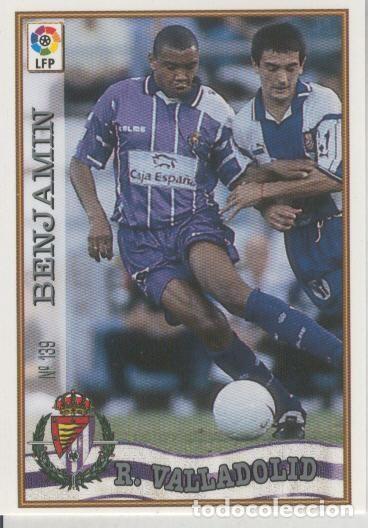 Sports collectibles: Cromo Liga 97/98: Real Valladolid numero 139: Benjamin - Varios