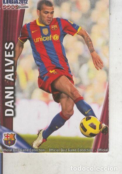 Coleccionismo deportivo: Cromo Liga 2012: Dani Alves del Bar&ccedil;a - Varios