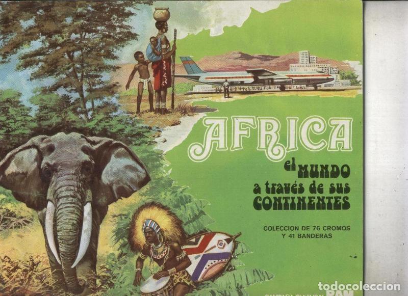 Sports collectibles: Album de Cromos: Africa el mundo a traves de sus continentes - Varios