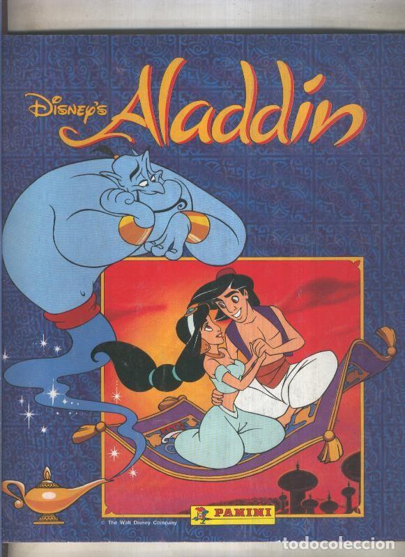 Collezionismo sportivo: Album de Cromos: Aladdin (numerado 3 en interior cubierta) - Walt Disneys