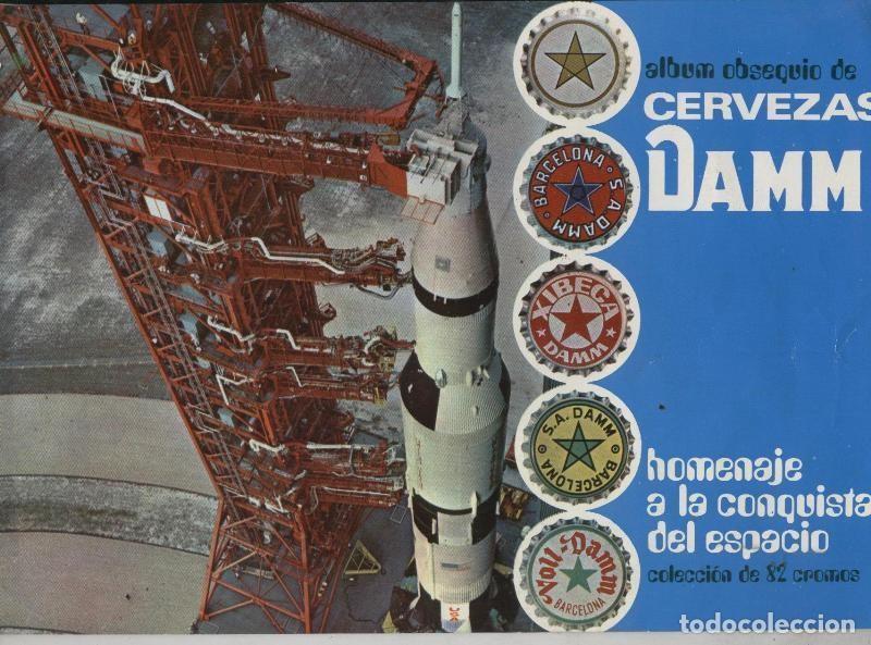 Collezionismo sportivo: Album de Cromos (FALTAN 5 CROMOS): Cervezas Damm: Homenaje a la conquista del espacio - Varios