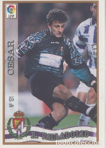 Colecionismo desportivo: Cromo Liga 97/98: Real Valladolid numero 131: Cesar - Varios