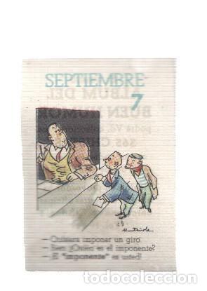 Sammelleidenschaft Sport: Cromo: album del buen humor de la firma Potax : 07 de septiembre, dibujo de Munta&ntilde;ola