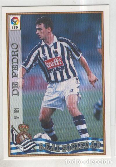 Colecionismo desportivo: Cromo Liga 97/98: Real Sociedad numero 161: De Pedro - Varios