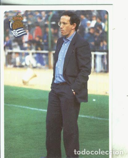 Sports collectibles: Cromos: Las fichas de la liga 95/96-Real Sociedad: Irureta (entrenador) - Varios
