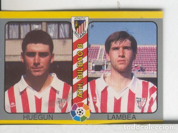 Colecionismo desportivo: Cromos: Futbol Total Liga 95: Bilbao: Huegun y Lambea - Varios