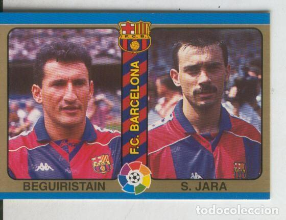 Colecionismo desportivo: Cromo Liga 95: F.C.Barcelona numero 08: Sanchez Jara y Beguiristain - Varios