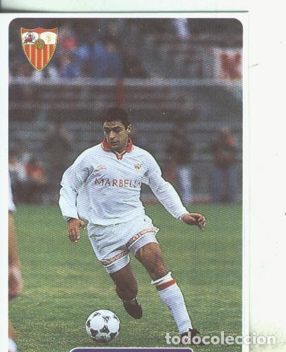 Coleccionismo deportivo: Cromos: Las fichas de la liga 95/96-Sevilla: Moya - Varios