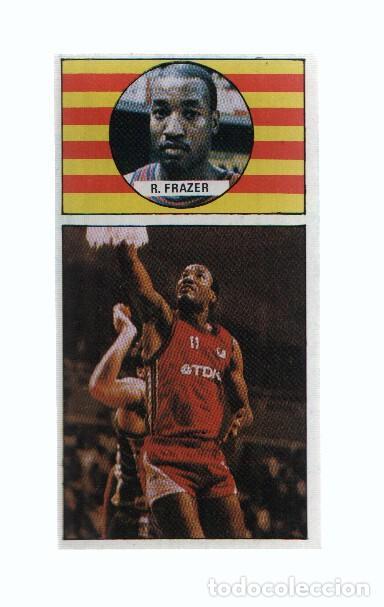 Collezionismo sportivo: Cromo: Baloncesto 1986-1987: numero 107: Rolando Frazer del TDK Manresa